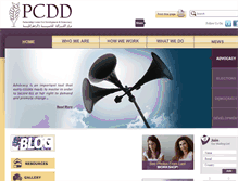 Tablet Screenshot of pcdd.org
